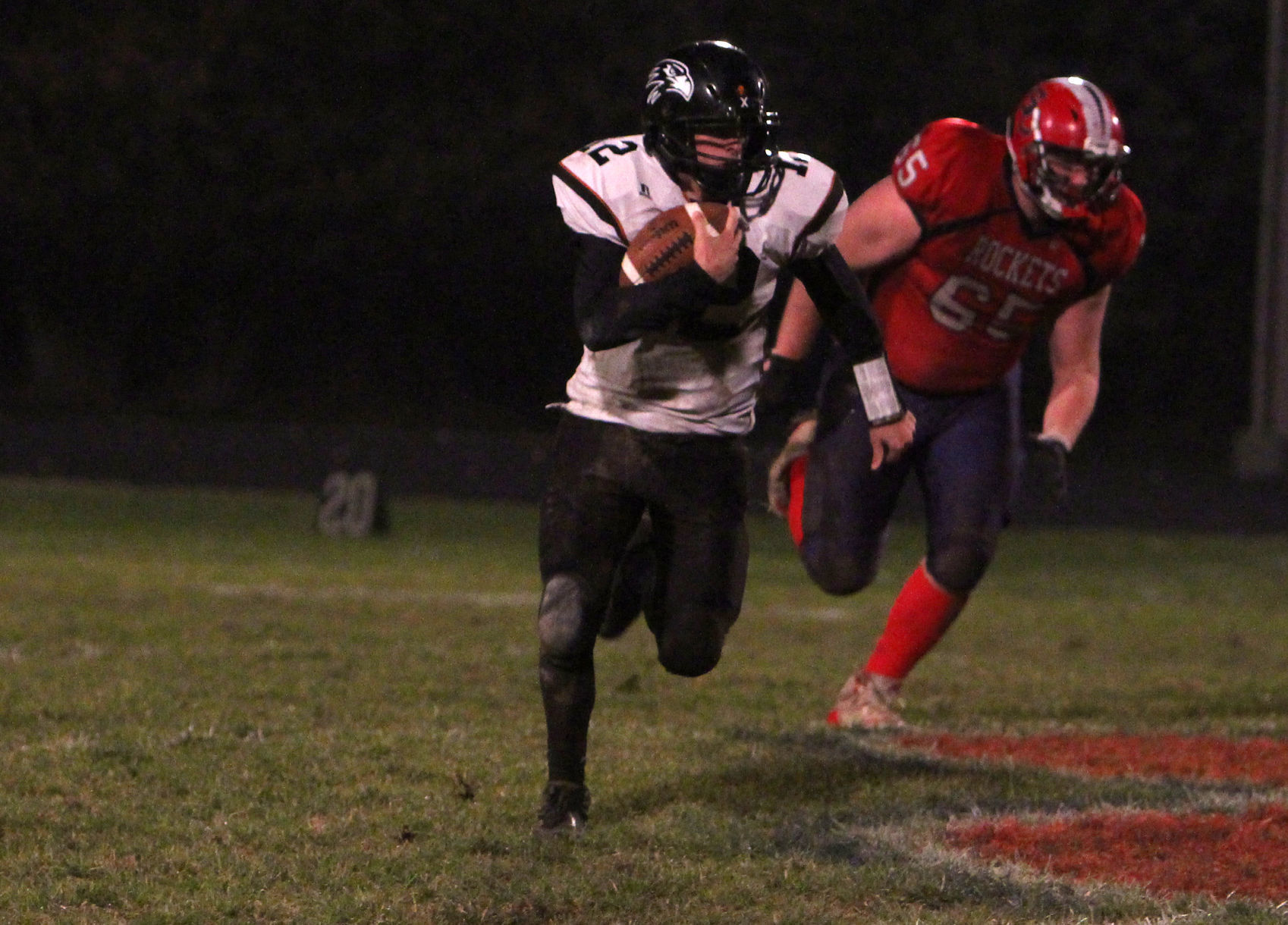 Bloomer football at Spencer/Columbus 10-26-18
